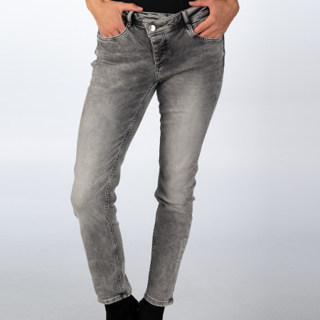 SALE % | Street One | Jeans - Slim Fit - York | Grau online im Shop bei meinfischer.de kaufen