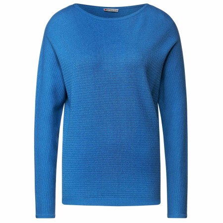 SALE % | Street One | Pullover - Loose Fit - Strick | Blau online im Shop bei meinfischer.de kaufen