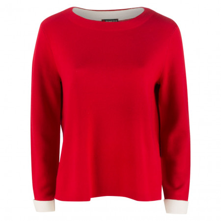 SALE % | Street One | Pullover - oversized - Jaela Solid | Rot online im Shop bei meinfischer.de kaufen