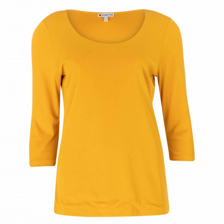 SALE % | Street One | T-Shirt - Regular Fit - Pania | Gelb online im Shop bei meinfischer.de kaufen