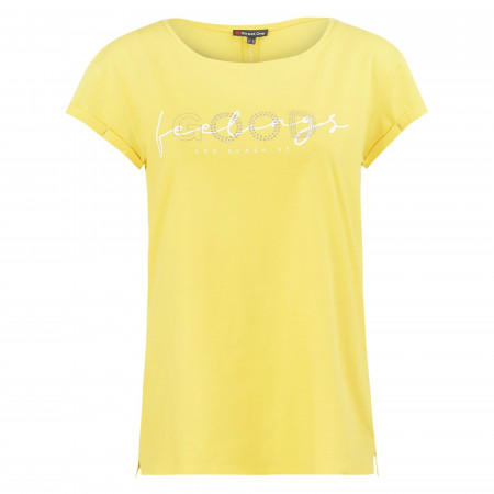 SALE % | Street One | T-Shirt - Regular Fit - Print | Gelb online im Shop bei meinfischer.de kaufen