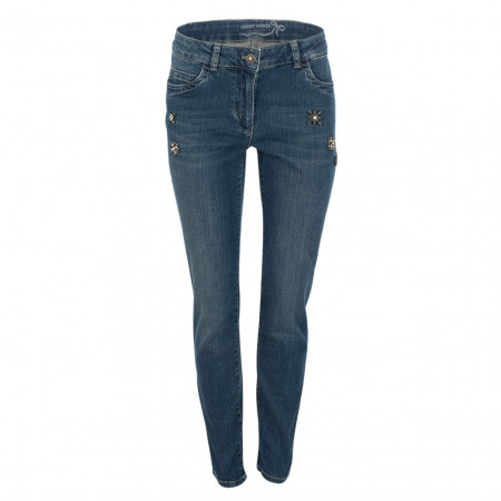 SALE % | Taifun | Jeans - SLim Fit - 5 Pocket | Blau online im Shop bei meinfischer.de kaufen
