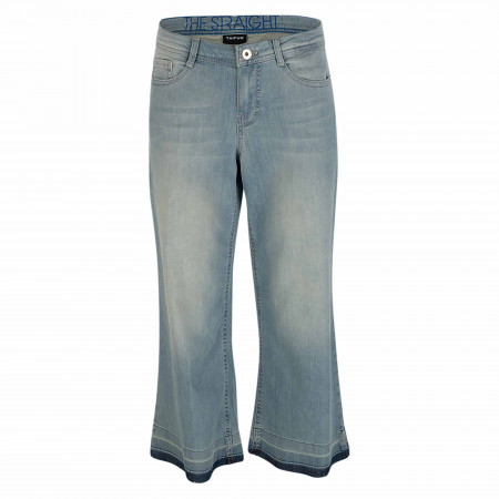 SALE % | Taifun | Jeans - Straight Fit - Denim | Blau online im Shop bei meinfischer.de kaufen