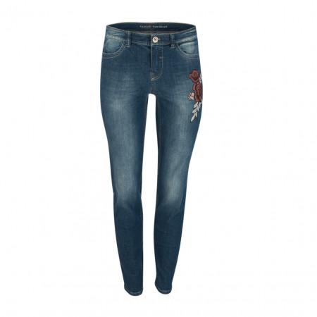 SALE % | Taifun | Jeans - Super Skinny Fit - Stitching | Blau online im Shop bei meinfischer.de kaufen