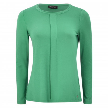 SALE % | Taifun | Shirt - Regular Fit - unifarben | Grün online im Shop bei meinfischer.de kaufen