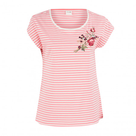 SALE % | Boss Casual | T-Shirt - Leisure Fit - Stripes | Rosa online im Shop bei meinfischer.de kaufen