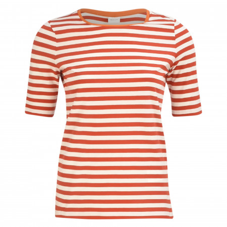 SALE % | Taifun | T-Shirt - Loose Fit - Stripes | Rot online im Shop bei meinfischer.de kaufen