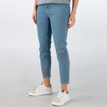 SALE % | Taifun | Jeans - Skinny Fit - 7/8 Länge | Blau online im Shop bei meinfischer.de kaufen