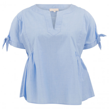 SALE % |  | Bluse - Comfort Fit - kurzarm | Blau online im Shop bei meinfischer.de kaufen