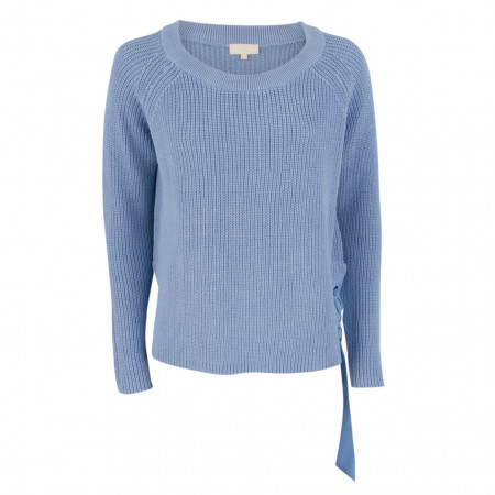 SALE % |  | Pullover - Comfort Fit - Schnürelement | Blau online im Shop bei meinfischer.de kaufen