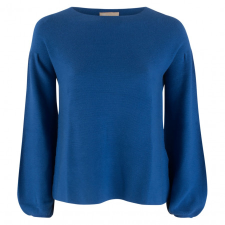 SALE % |  | Pullover - Regular Fit - Ballonärmel | Blau online im Shop bei meinfischer.de kaufen
