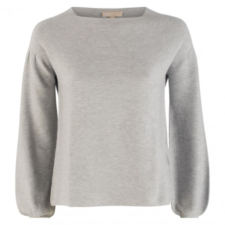 SALE % |  | Pullover - Regular Fit - Ballonärmel | Grau online im Shop bei meinfischer.de kaufen