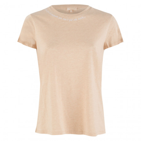 SALE % |  | T-Shirt - Slim Fit - Lettering | Beige online im Shop bei meinfischer.de kaufen