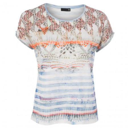 SALE % | Rabe | T-Shirt - Comfort Fit - Print | Blau online im Shop bei meinfischer.de kaufen