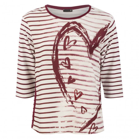SALE % | Thomas Rabe | Shirt - Comfort Fit - Stripes | Weiß online im Shop bei meinfischer.de kaufen