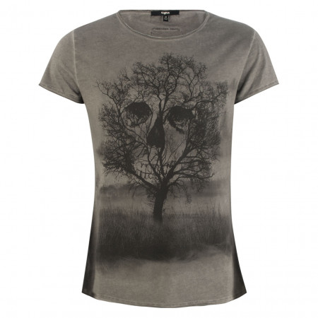 SALE % |  | T-Shirt - Forest Skull  - Regular Fit | Grau online im Shop bei meinfischer.de kaufen