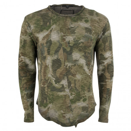 SALE % | tigha | Shirt - Slim Fit - Camouflage | Oliv online im Shop bei meinfischer.de kaufen