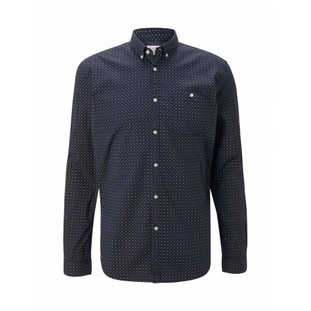 SALE % | Tom Tailor Men Casual | Freizeithemd - Regular Fit - Button Down | Blau online im Shop bei meinfischer.de kaufen