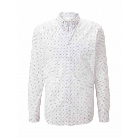 SALE % | Tom Tailor Men Casual | Freizeithemd - Regular Fit - Button Down | Weiß online im Shop bei meinfischer.de kaufen