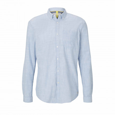 SALE % | Tom Tailor Men Casual | Hemd - Regular Fit - Button Down | Blau online im Shop bei meinfischer.de kaufen