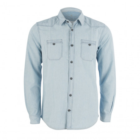 SALE % | Tom Tailor Men Casual | Freizeithemd - Regular Fit -  Classic Kent | Blau online im Shop bei meinfischer.de kaufen