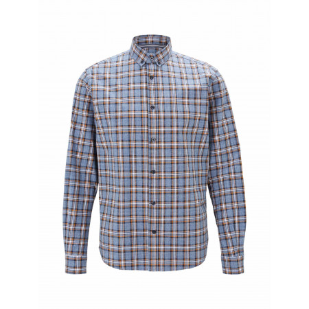 SALE % | Tom Tailor Men Casual | Hemd - Reular Fit - Button Down | Blau online im Shop bei meinfischer.de kaufen