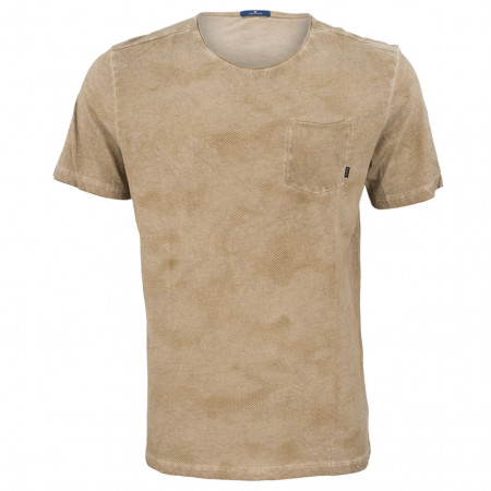 SALE % | Tom Tailor Men Casual | T-Shirt - Regular Fit - Brusttasche | Beige online im Shop bei meinfischer.de kaufen