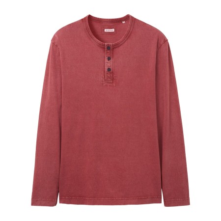 SALE % | Tom Tailor Men Casual | T-Shirt - Regular Fit - Unifarben | Rot online im Shop bei meinfischer.de kaufen