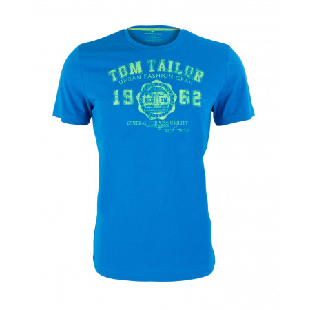 SALE % | Boss Casual | T-Shirt - Regular Fit - Print | Blau online im Shop bei meinfischer.de kaufen