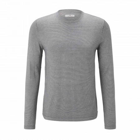 SALE % | Tom Tailor Men Casual | Shirt - Modern Fit -  Stripes | Grau online im Shop bei meinfischer.de kaufen
