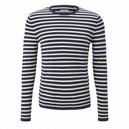 SALE % | Tom Tailor Men Casual | Shirt - Modern Fit -  Stripes | Blau online im Shop bei meinfischer.de kaufen