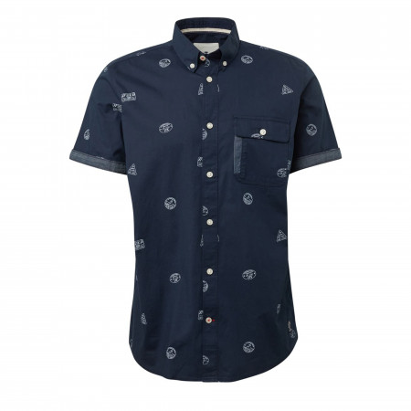 SALE % | Tom Tailor Men Casual | Freizeithemd - Modern Fit - Button Down | Blau online im Shop bei meinfischer.de kaufen