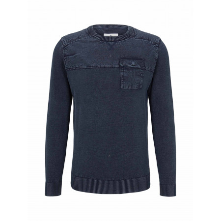 SALE % | Tom Tailor Men Casual | Shirt - Regular Fit - Brusttasche | Blau online im Shop bei meinfischer.de kaufen