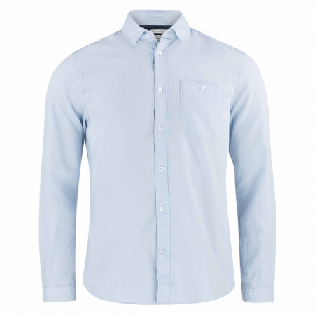 SALE % | Tom Tailor Men Casual | Freizeithemd - Regular Fit - Kentkragen | Blau online im Shop bei meinfischer.de kaufen