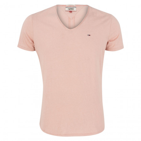 SALE % | Tommy Jeans | T-Shirt - Modern Fit - meliert | Rosa online im Shop bei meinfischer.de kaufen