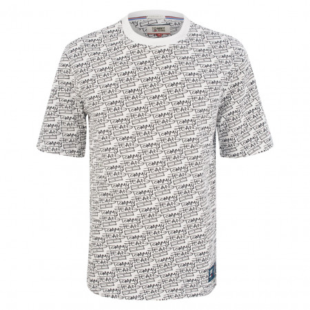 SALE % | Tommy Jeans | T-Shirt - oversized - Labeplrint | Weiß online im Shop bei meinfischer.de kaufen
