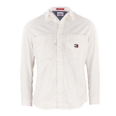 SALE % | Tommy Jeans | Overshirt - Casual Fit - Cord | Weiß online im Shop bei meinfischer.de kaufen