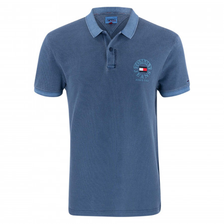 SALE % | Tommy Jeans | Poloshirt - Regular Fit - Piqué | Blau online im Shop bei meinfischer.de kaufen