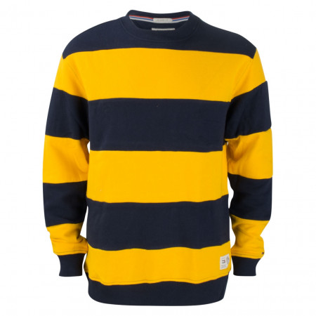 SALE % | Tommy Jeans | Pullover - Relaxed Fit - Stripes | Gelb online im Shop bei meinfischer.de kaufen