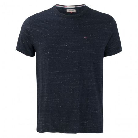SALE % | Tommy Jeans | T-Shirt - Regular Fit - meliert | Blau online im Shop bei meinfischer.de kaufen