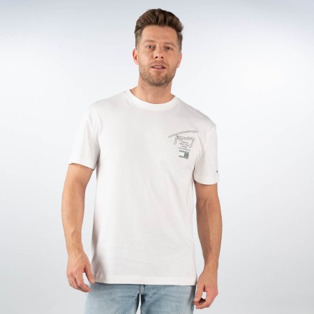 SALE % | Tommy Jeans | T-Shirt - Regular Fit - Print | Weiß online im Shop bei meinfischer.de kaufen