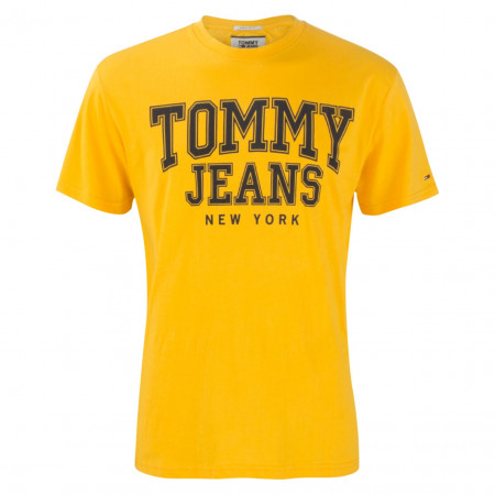SALE % | Tommy Jeans | T-Shirt - Regular Fit - Print | Gelb online im Shop bei meinfischer.de kaufen