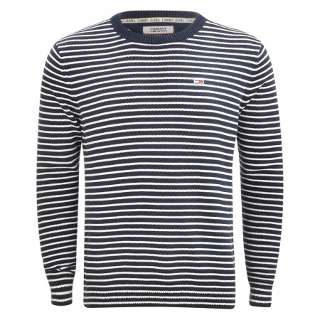 SALE % | Tommy Jeans | Strickpullover - Regular Fit - Stripes | Blau online im Shop bei meinfischer.de kaufen