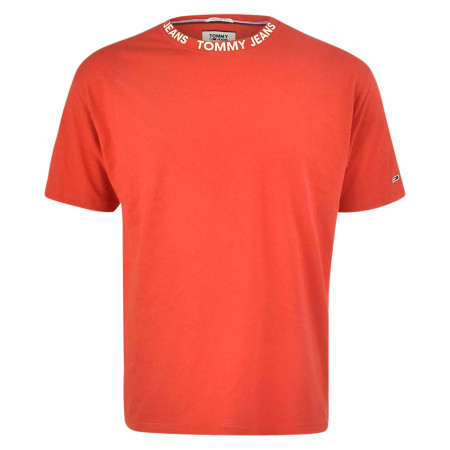 SALE % | Tommy Jeans | T-Shirt - Relaxed Fit - Crewneck | Rot online im Shop bei meinfischer.de kaufen