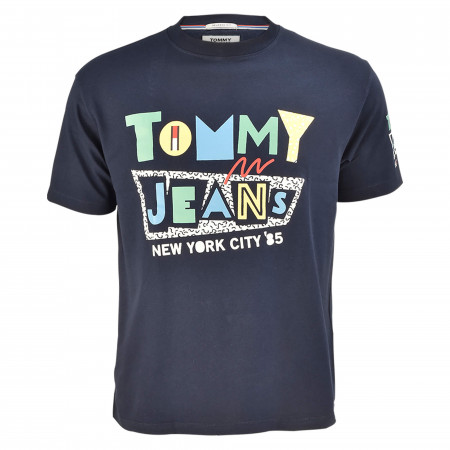 SALE % | Tommy Jeans | T-Shirt - Regular Fit - Crewneck | Blau online im Shop bei meinfischer.de kaufen