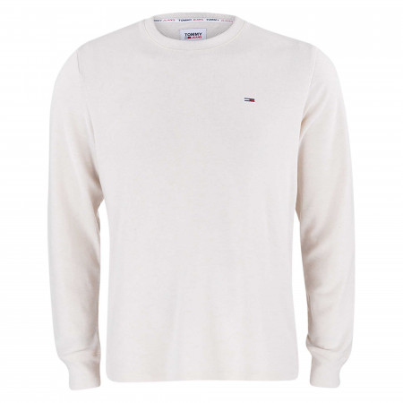 SALE % | Tommy Jeans | T-Shirt - Regular Fit - Waffle Snit | Grau online im Shop bei meinfischer.de kaufen