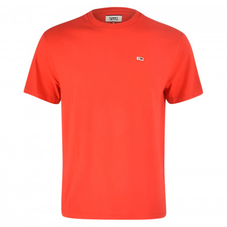 SALE % | Tommy Jeans | T-Shirt - Regular Fit - Round Neck | Rot online im Shop bei meinfischer.de kaufen