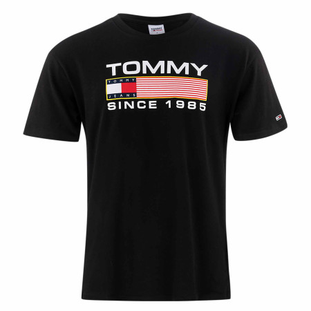SALE % | Tommy Jeans | T-Shirt - Regular Fit - Print | Schwarz online im Shop bei meinfischer.de kaufen