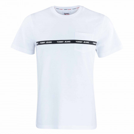 SALE % | Tommy Jeans | T-Shirt - Regular Fit - Crewneck | Weiß online im Shop bei meinfischer.de kaufen