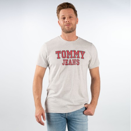 SALE % | Tommy Jeans | T-Shirt - Regular Fit - essential TJ Tee | Grau online im Shop bei meinfischer.de kaufen